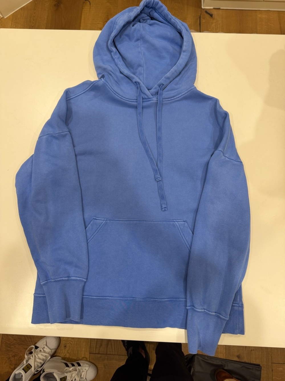 Women’s Pullover Hooded Sweatshirt in Periwinkle Blue